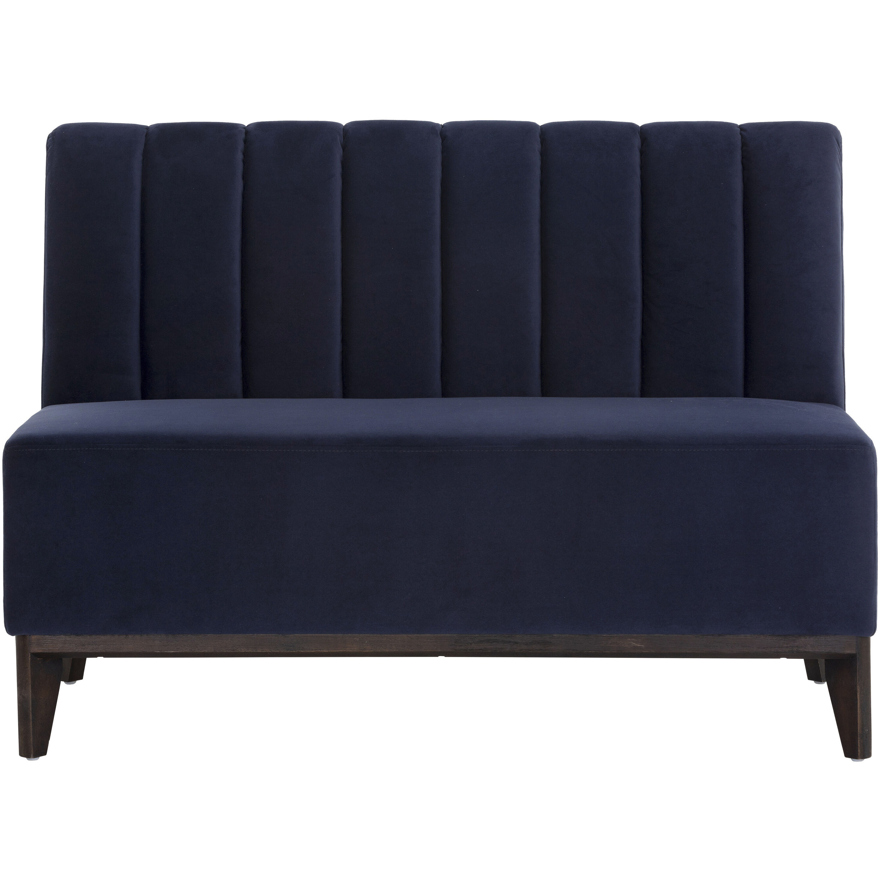 Kosovo Brown / Abbington Navy Banquette